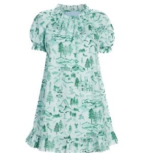 Hill House Home Katherine Nap Dress in Winter Toile